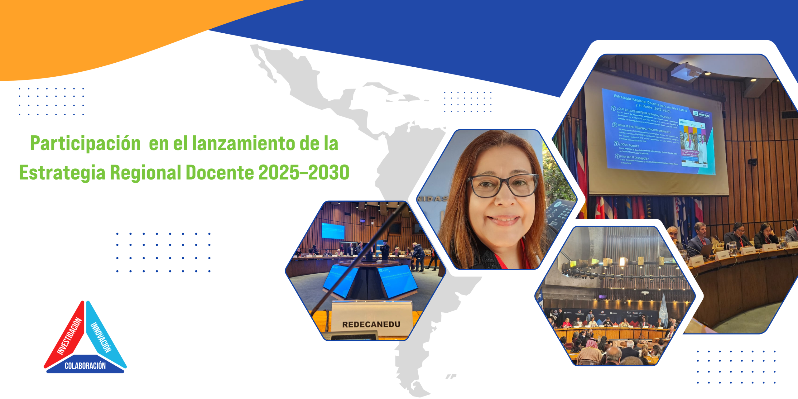 Redecanedu participa en el lanzamiento de la Estrategia Regional Docente 2025–2030 en la CEPAL, Santiago de Chile